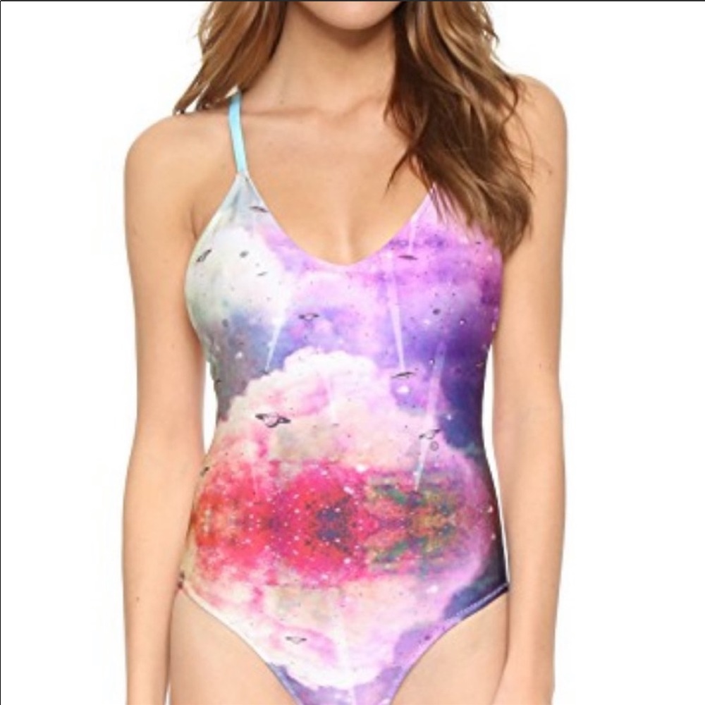 👽🛸 Wildfox Space Cadet UFO one piece swimsuit S